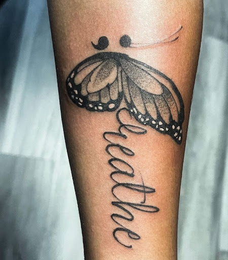 Explore green tattoo ideas, creative tattoo ideas in Mesa, available at Ranger Tattoo & Piercing