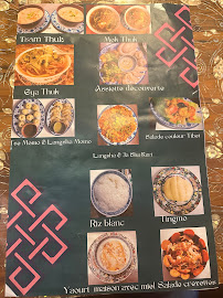 Restaurant Couleur Tibet à Bordeaux menu