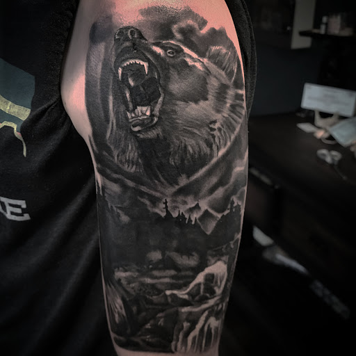 Explore 1of1 tattoo ideas, creative tattoo ideas in Midlothian, available at Rivermore Tattoo