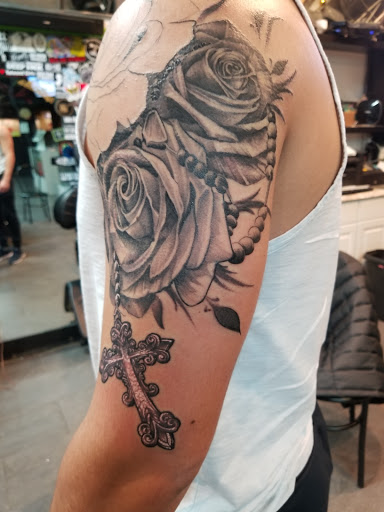 Explore harley davidson tattoo ideas, creative tattoo ideas in Burlington, available at Mr Tattoos & Piercing