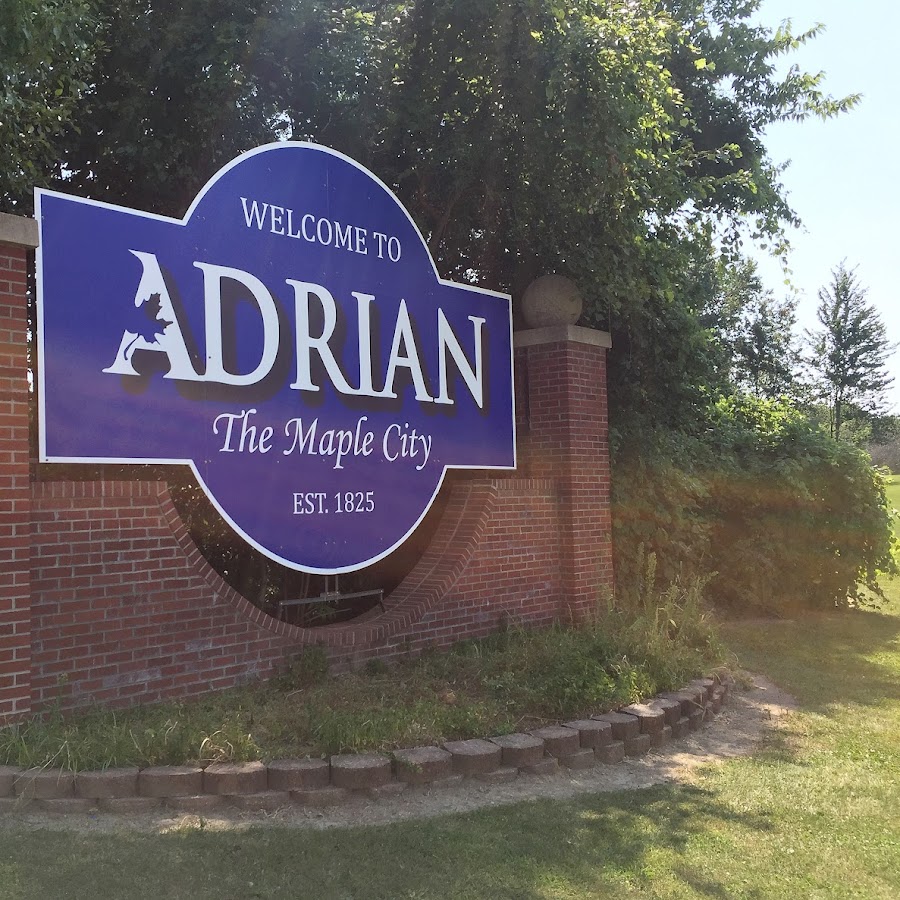 Adrian City Limit Marker