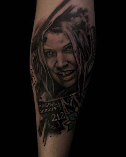 Explore gears of war tattoo ideas, creative tattoo ideas in Nashville, available at RedBird Tattoo