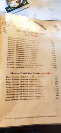 Carte du Heinz Delmes Grill-Restaurant e.K. à Kaarst