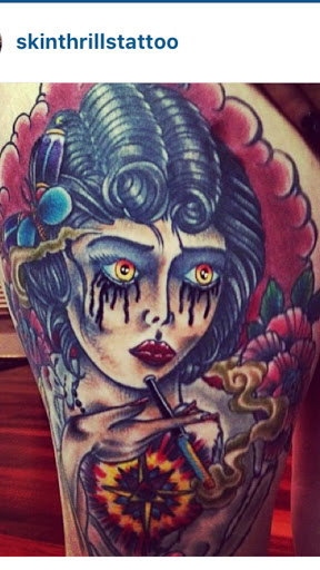 Explore dnd tattoo ideas, creative tattoo ideas in Roanoke, available at Skin Thrills Tattoo & Body Piercing Studio