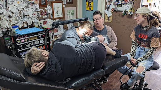 Explore road trip tattoo ideas, creative tattoo ideas in Owosso, available at Bombshell Ink