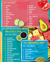 Restaurant américain Fifties Cafe Diner by Pedro poké à Serravalle Sesia (le menu)