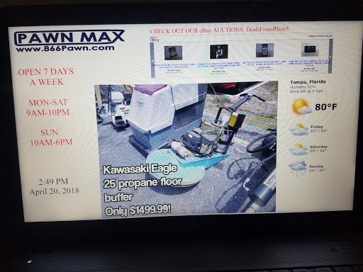 Pawn Shop «Pawn Max», reviews and photos, 1430 E Fowler Ave, Tampa, FL 33612, USA