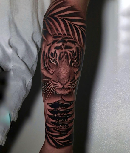 Explore small hunting tattoo ideas, creative tattoo ideas in Alexandria, available at Fury 13 Tattoo