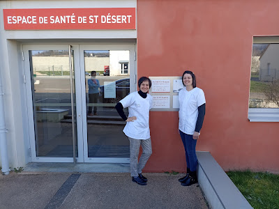 Infirmières St Désert Guyon Pauline & Iachino Melanie à Saint-Désert