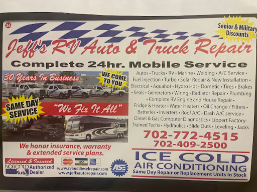 Jeffs RV Auto and Truck Repair 24hr Mobile