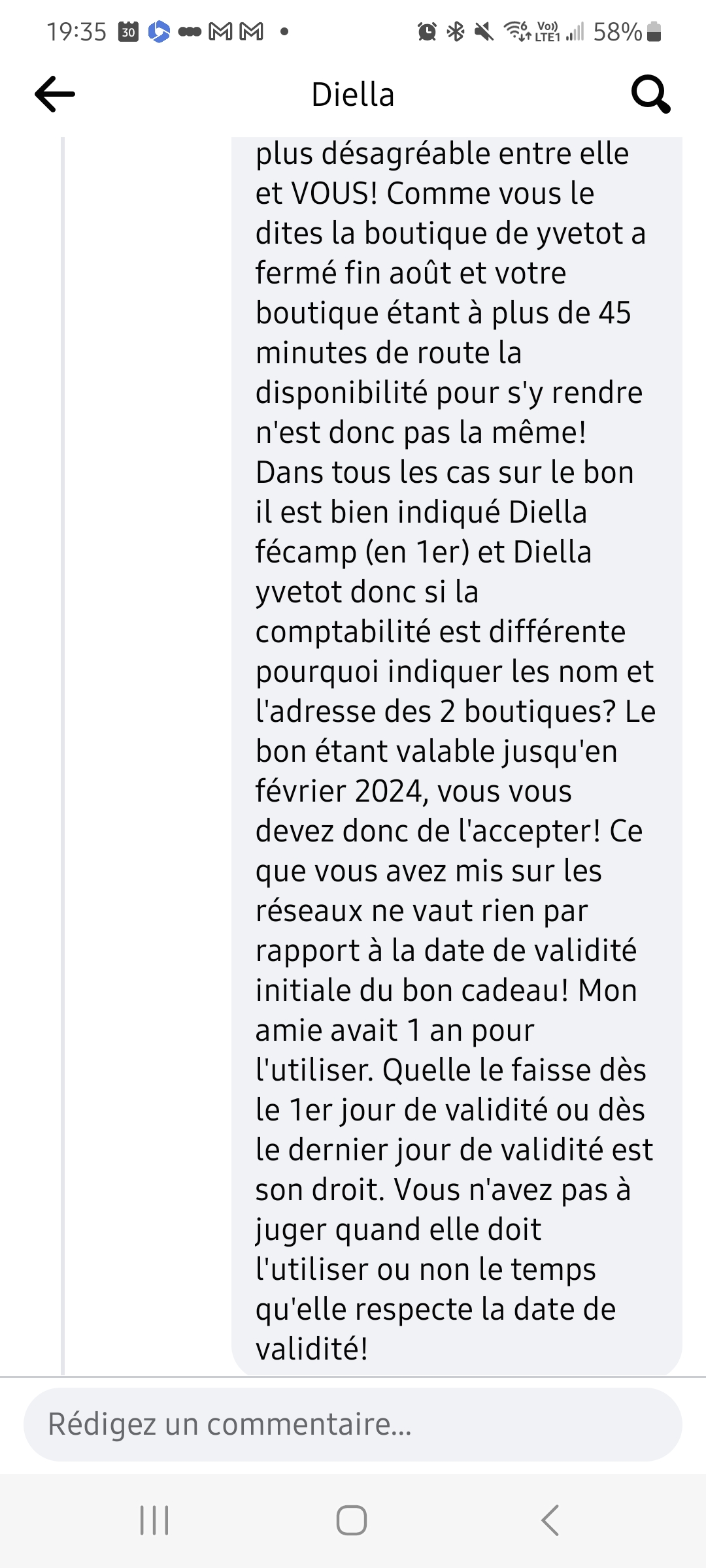 Photo n° 1 de l'avis de Julie.a fait le 30/01/2024 à 19:14