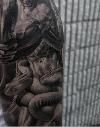 Explore knife tattoo ideas, creative tattoo ideas in Hollywood, available at Sacred Eye Tattoos