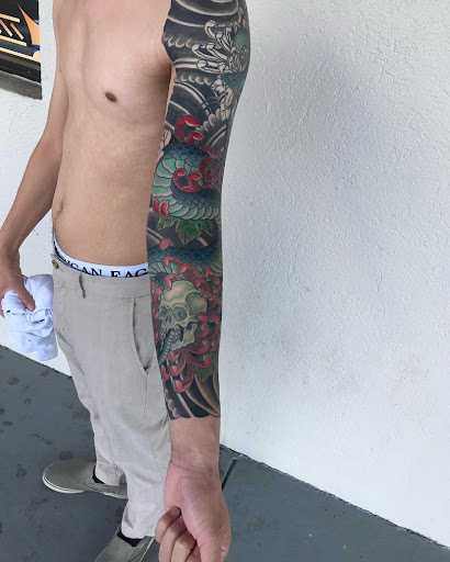 Explore correctional officer tattoo ideas, creative tattoo ideas in Goose Creek, available at Red Kirin Tattoo