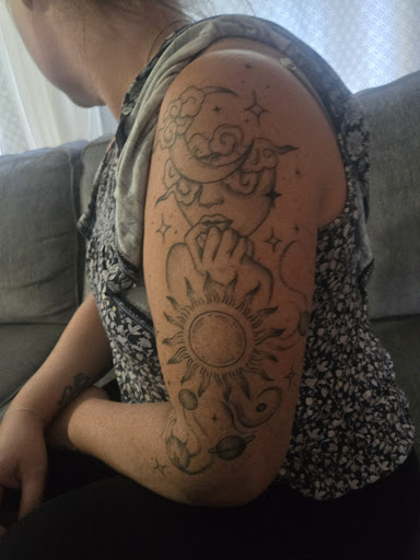 Explore elvish tattoo ideas, creative tattoo ideas in Bay City, available at Electric Chair Tattoo