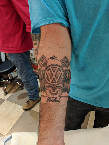 Explore stairway to heaven tattoo ideas, creative tattoo ideas in Denver, available at Think Tank Tattoo