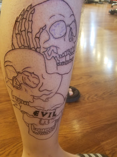 Explore psychological tattoo ideas, creative tattoo ideas in Bloomington, available at Smokin Aces Tattoo Company