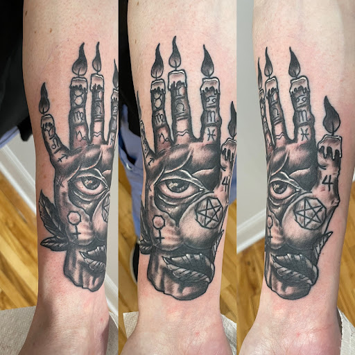 Explore foodie tattoo ideas, creative tattoo ideas in Kansas City, available at Golden Stag Tattoo and Gallery