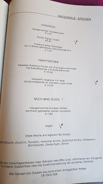 Restaurant biologique Mäulesmühle à Leinfelden-Echterdingen (la carte)
