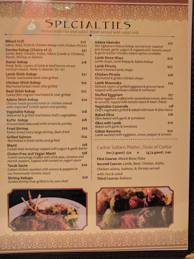 Turkish Restaurant «Cazbar», reviews and photos, 316 N Charles St, Baltimore, MD 21201, USA