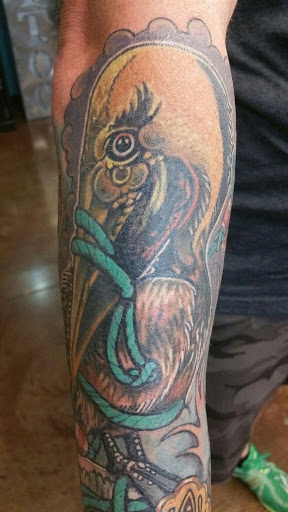 Explore hen tattoo ideas, creative tattoo ideas in Wylie, available at Wylie Tattoo Parlor Alterity Collectors Union