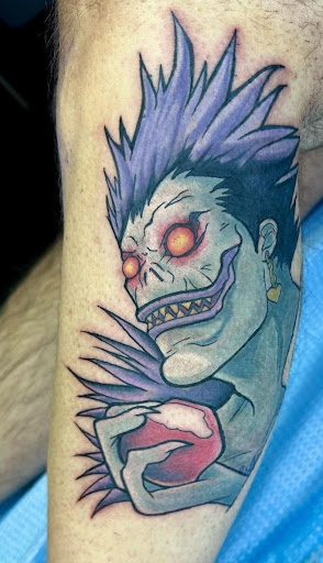 Explore anime tattoo sleeve ideas, creative tattoo ideas in Mesa, available at Ranger Tattoo & Piercing