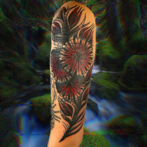 Explore mechanic tattoo ideas, creative tattoo ideas in Athens, available at Pink Goblin Tattoo & Piercing