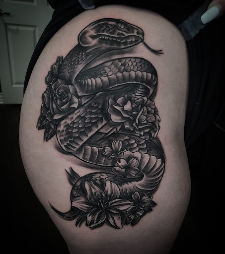Explore horror tattoos ideas, creative tattoo ideas in Midlothian, available at Rivermore Tattoo