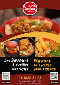 AFRIK ASIAN ORIGINAL’S à Paris menu