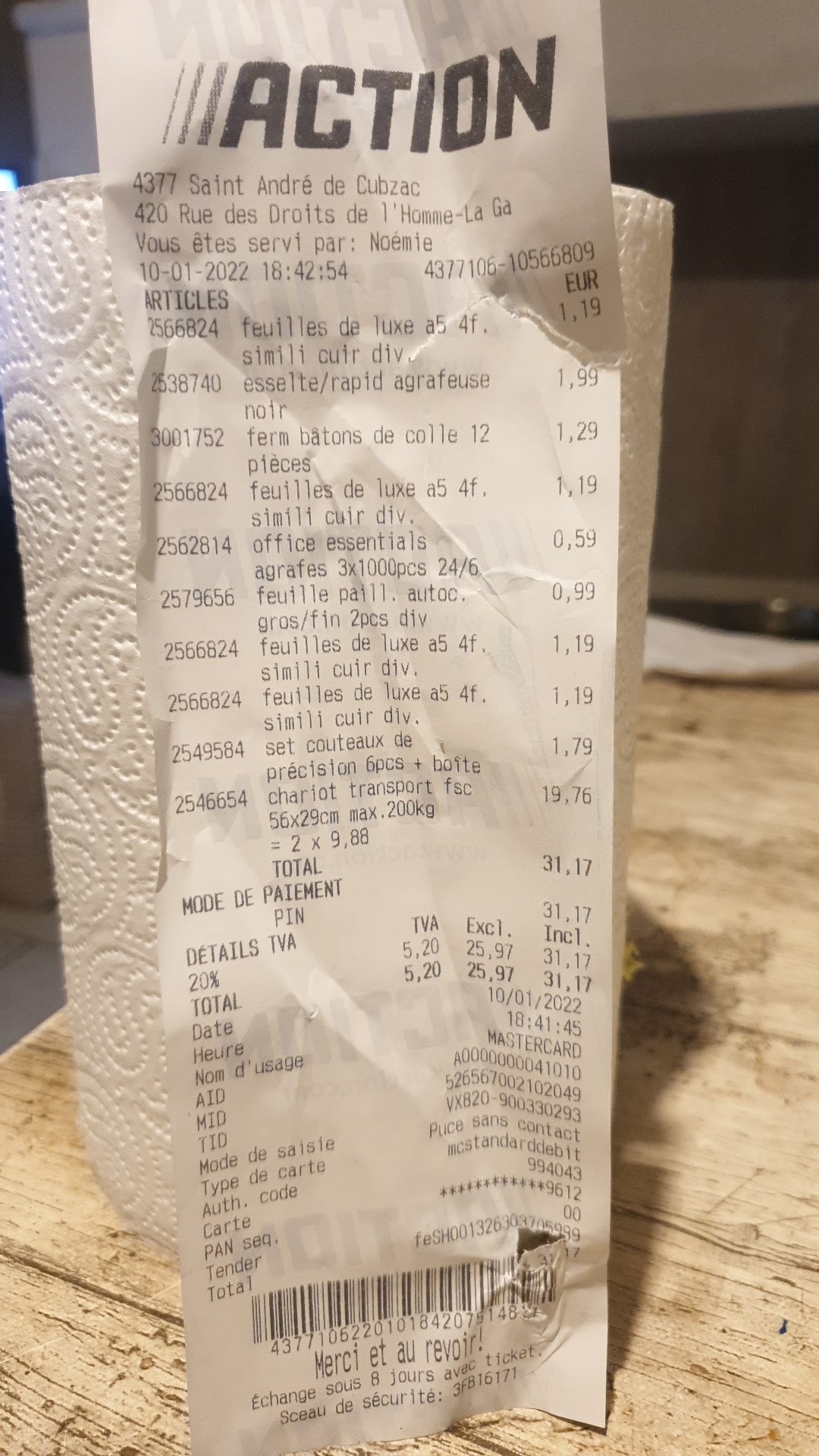 Photo n° 1 de l'avis de N. fait le 10/01/2022 à 19:08
