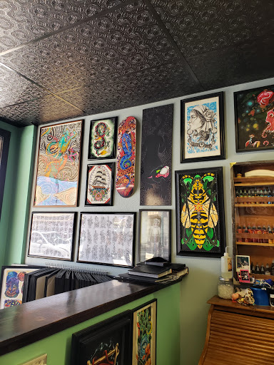 Explore blue butterfly tattoo ideas, creative tattoo ideas in Bakersfield, available at True grit tattoo company