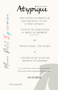 Menu / carte de Atypique à Libourne