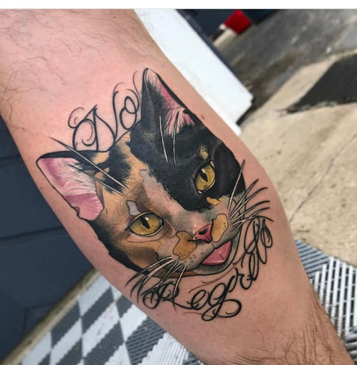 Explore neck and shoulder tattoo ideas, creative tattoo ideas in Tallmadge, available at Killjoy tattoo