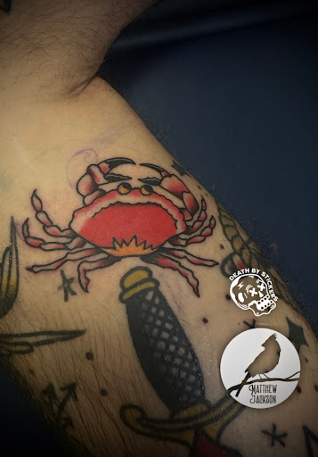 Find best friend tattoo ideas for guys for your next unique tattoo in Nashville at RedBird Tattoo