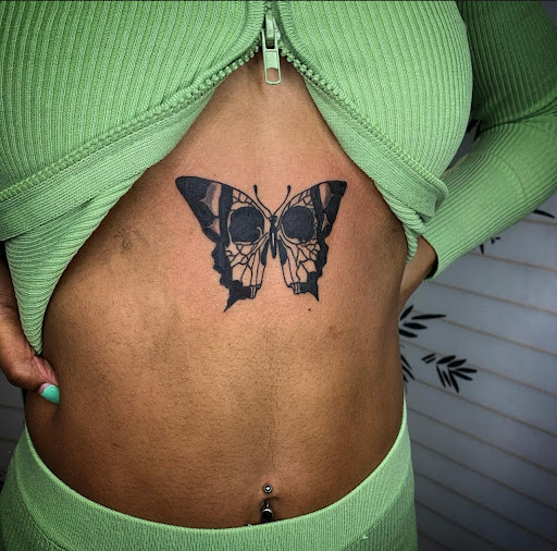 Explore memorial cross tattoo ideas, creative tattoo ideas in Waldorf, available at Hypnotique Ink