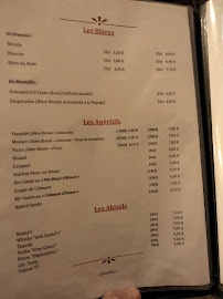 Restaurant de spécialités alsaciennes Les Chefs d’Oeuvre d'Alsace à Strasbourg (le menu)