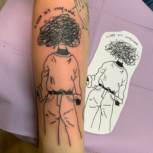 Explore biblical tattoo ideas, creative tattoo ideas in Brunswick, available at Blue Fin Tattoos