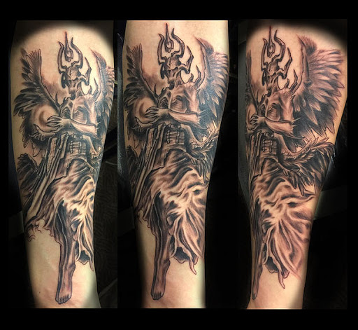 Explore single needle tattoo ideas, creative tattoo ideas in Washington, available at Fattys Tattoos & Piercings Dupont Circle