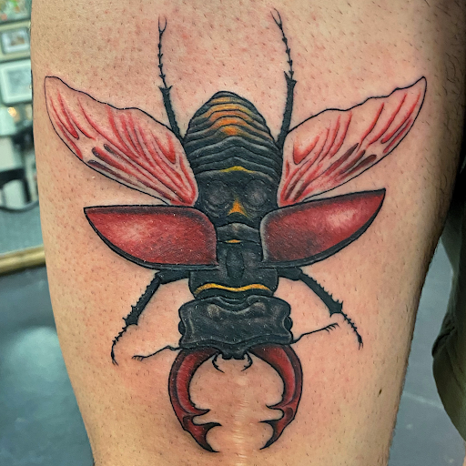 Explore fortnite tattoo ideas, creative tattoo ideas in Raleigh, available at Raleigh Tattoo Company