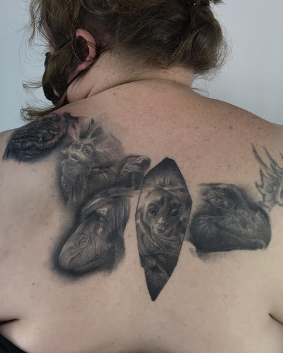 Explore constellation tattoo ideas, creative tattoo ideas in Radcliff, available at IA Studios Tattoos and Piercings