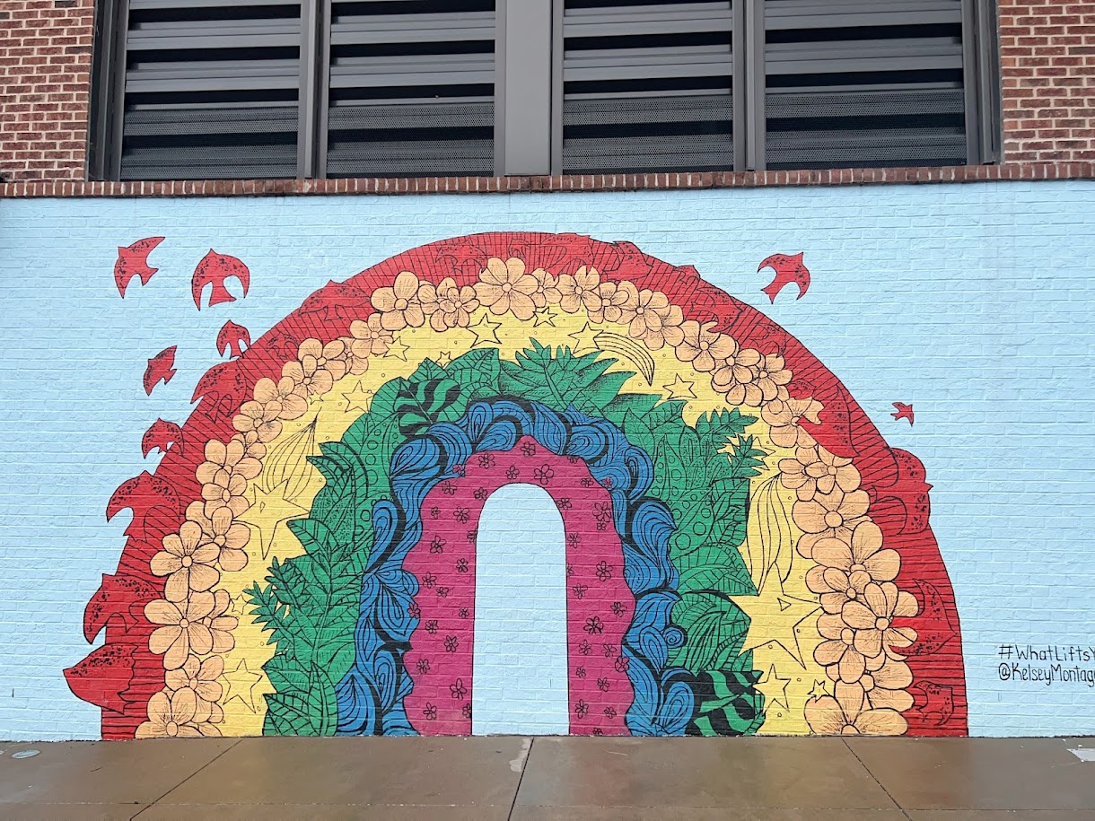 What Lifts You - Rainbow Mural