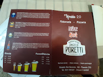 Menu du Miradolo 2.0 à Pinerolo