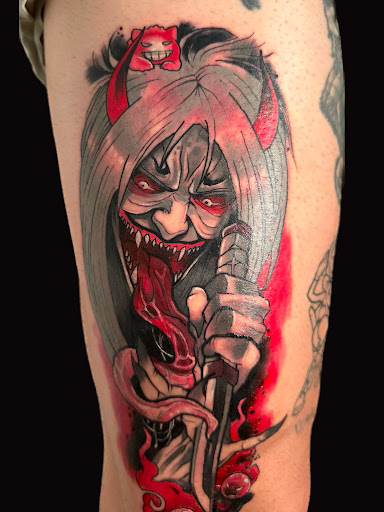 Explore leo horoscope tattoo ideas, creative tattoo ideas in Hialeah, available at Ink Demons