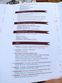 Carte du Trattoria Pizzeria da Sonia e Matteo à Lu Bagnu