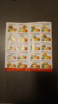 Menu du BILLA PIZZA KEBAB à Locara