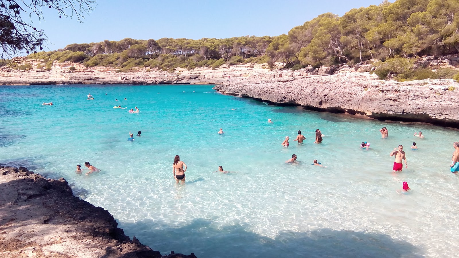 Photo of Calo des Borgit with turquoise pure water surface