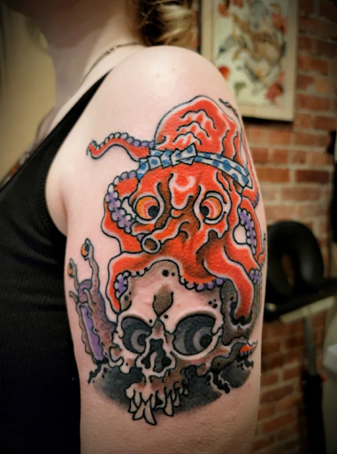 Explore marvel comic tattoo ideas, creative tattoo ideas in Oneonta, available at Oculo Visitant Gallery