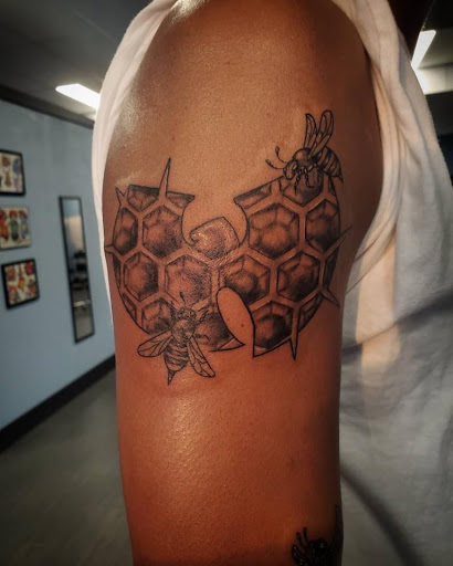 Explore minecraft tattoo ideas, creative tattoo ideas in Palm Harbor, available at Angry Owl Tattoo and Piercing