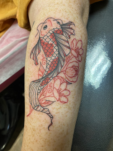 Explore ski mask tattoo ideas, creative tattoo ideas in Red Bank, available at Resilient Visions