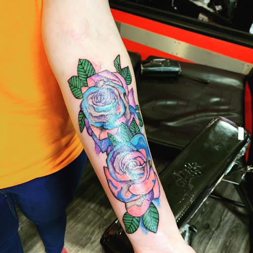 Explore dog memorial tattoo ideas, creative tattoo ideas in Lexington, available at LexInk Tattoo