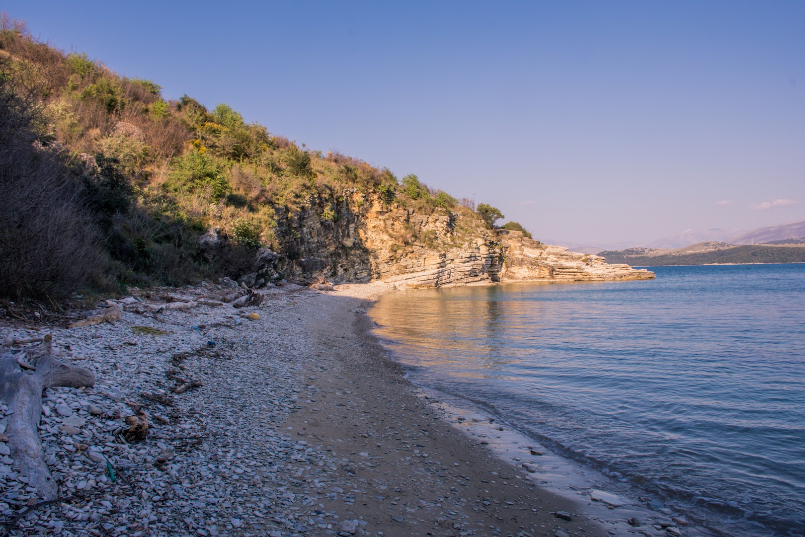Photo of Kouloura beach with partly clean level of cleanliness